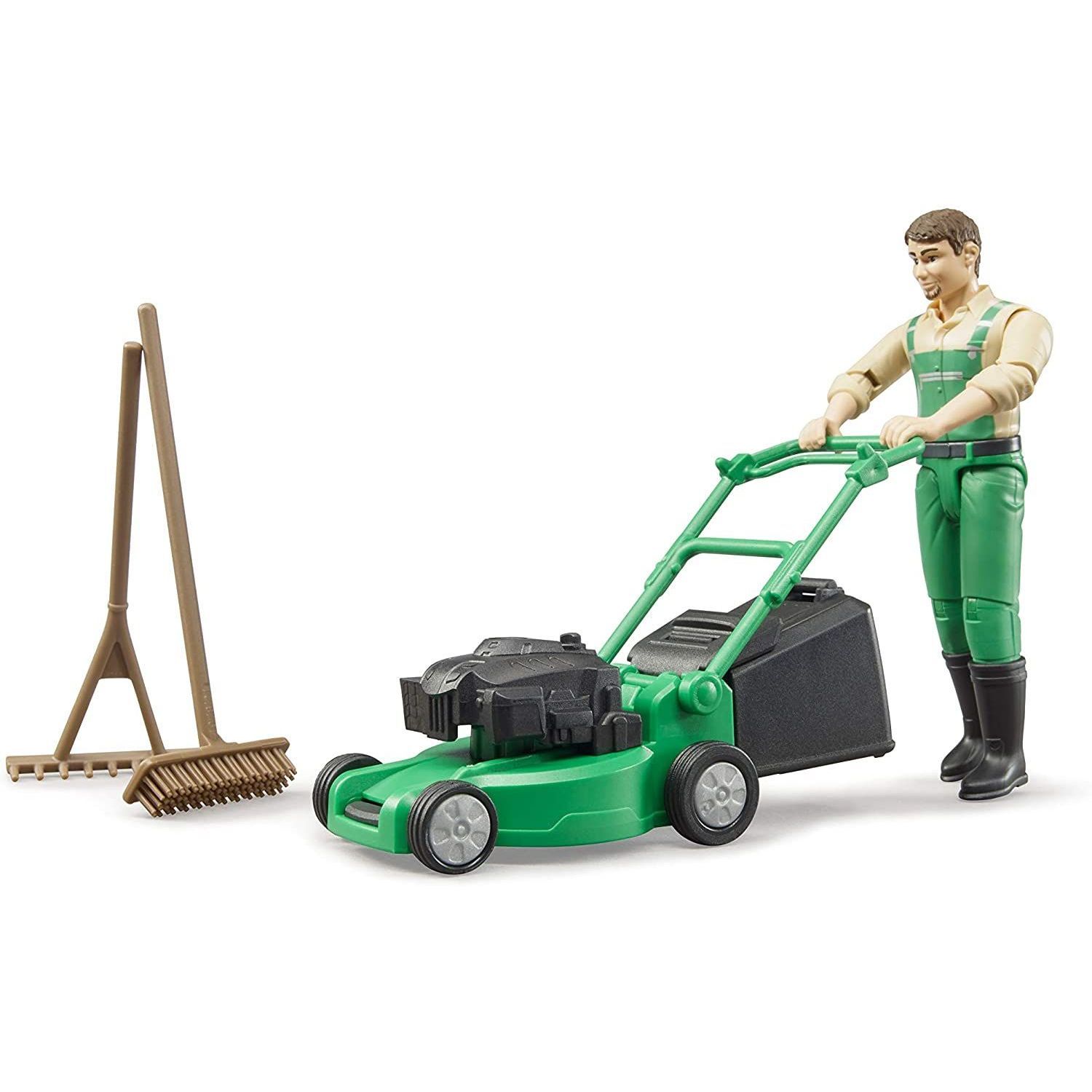 Gardner with Mower & Accessories