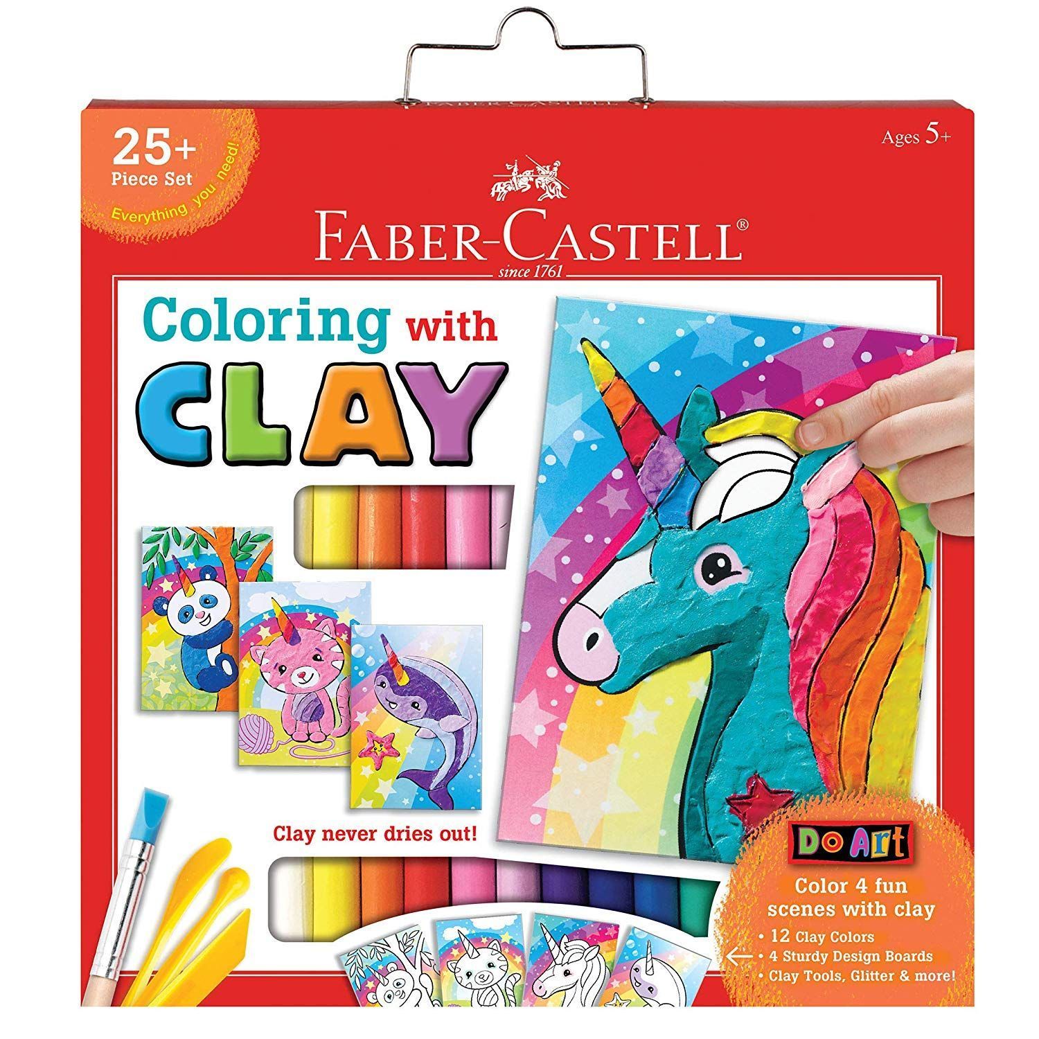 Do Art Coloring with Clay – Unicorn & Friends