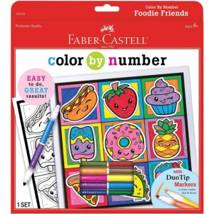 Color By Number Foodie Friends