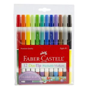 Duotip Washable Markers 12 Pack
