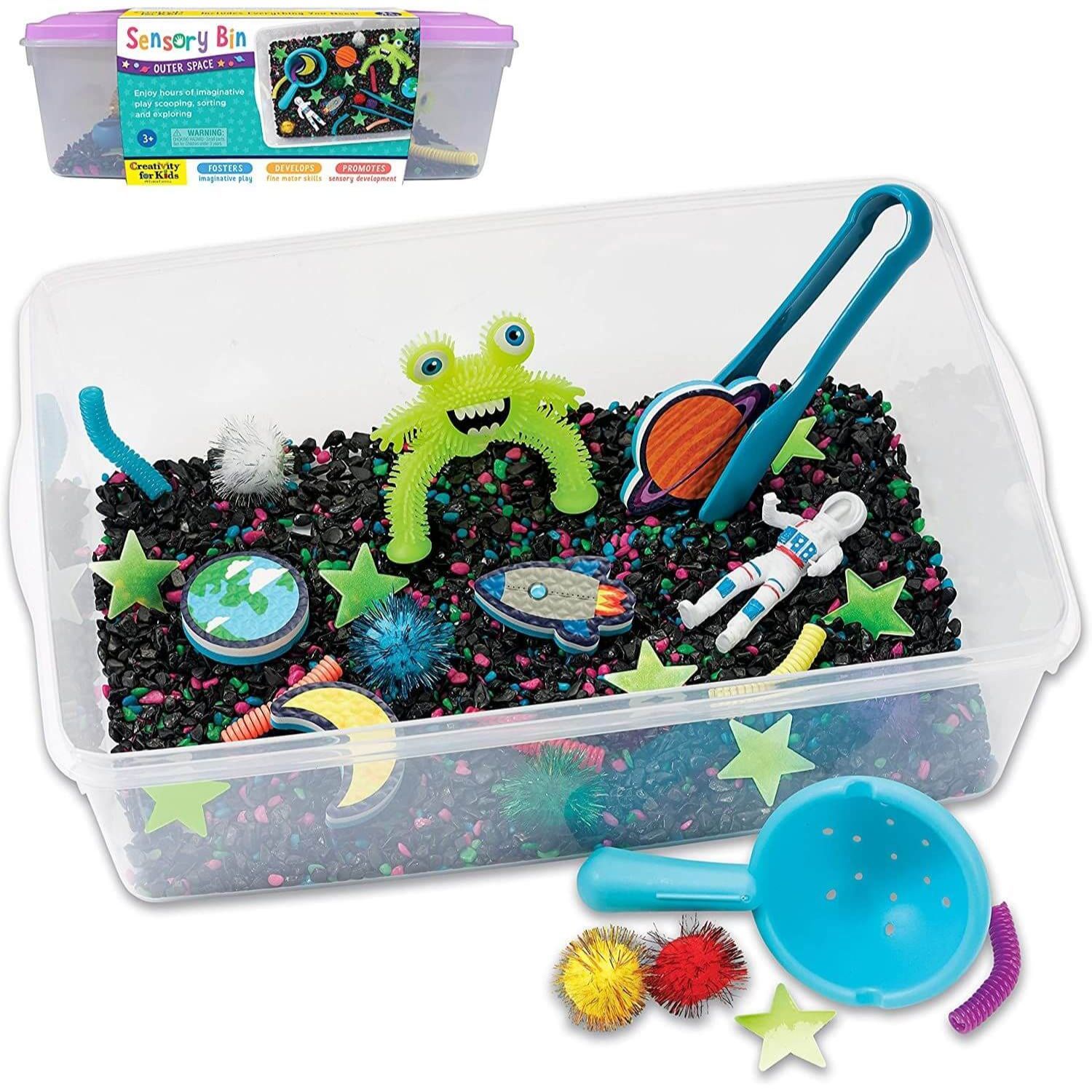 Outer Space Sensory Bin