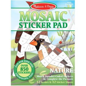 Nature Mosaic Sticker Pad