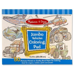 Jumbo Coloring Pad - Vehicle