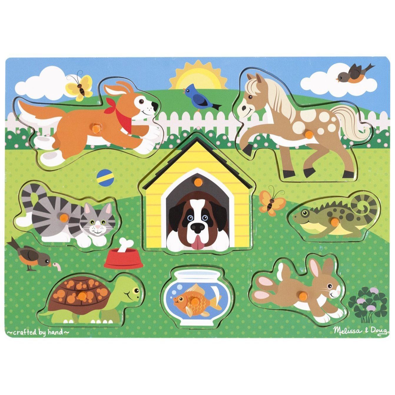 Pets Peg Puzzle 8 pcs.