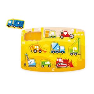 Construction Peg Puzzle 9 pcs.