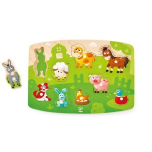 Farmyard Peg Puzzle 9 pcs.