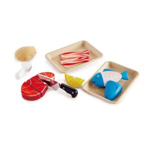 Tasty Proteins Wooden Food