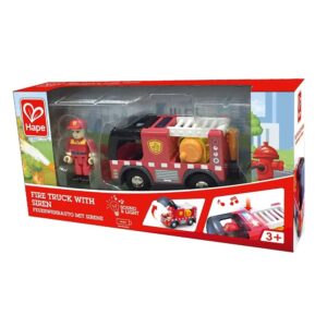 Fire Truck with Siren (Wooden)