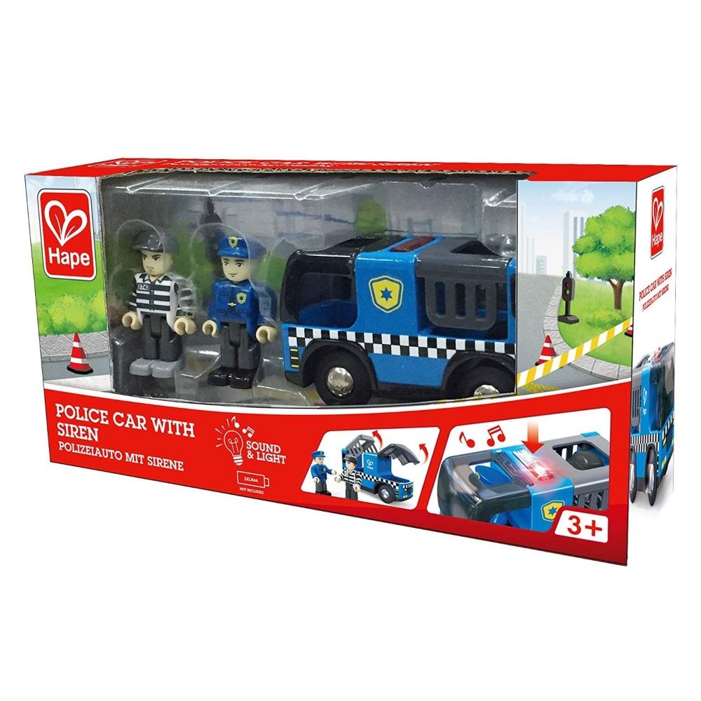 Police Car with Siren (Wooden)