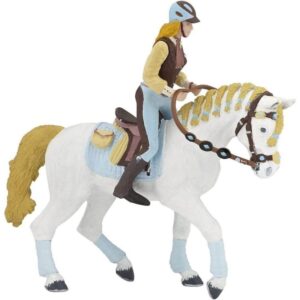 Trendy Riding Woman Blue