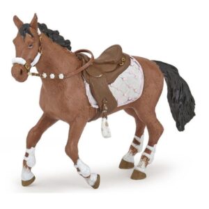 Winter Riding Girl Horse