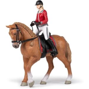 Working Horse W/Riding Girl