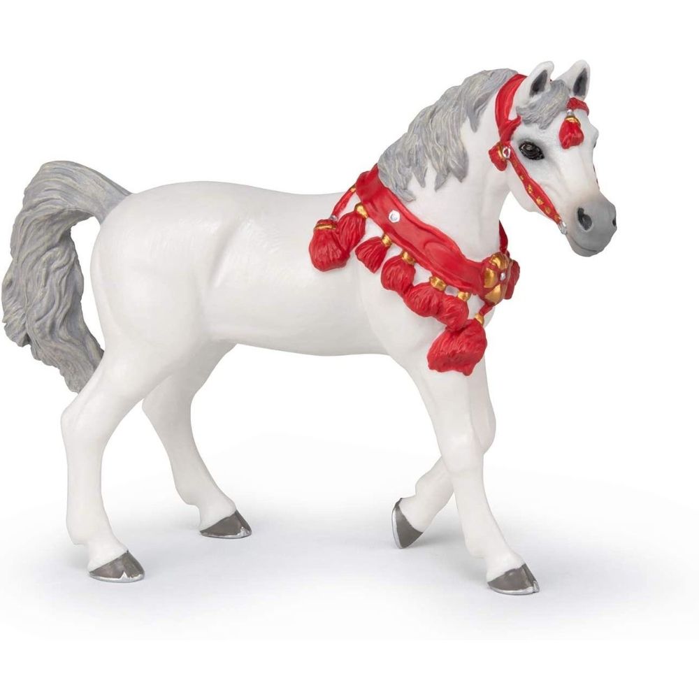 White Arabian Parade