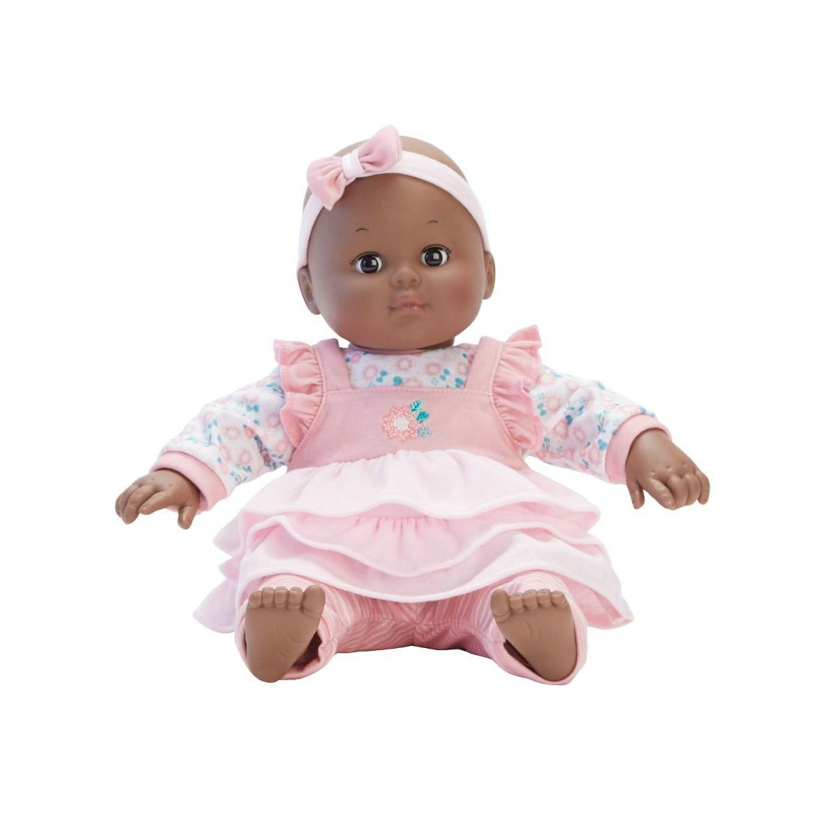 Baby Cuddles Pink Dark Skin Tone