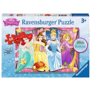 Heartsong Disney Princess Glitter Puzzle 60 pcs.