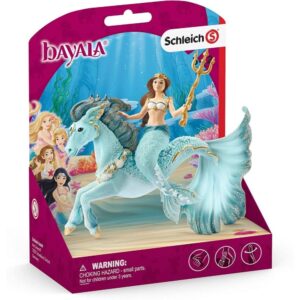 Mermaid Eyela Riding Underwater Horse