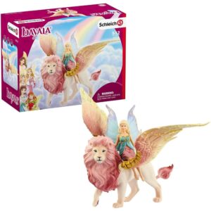 Fairy in Flight on Winged Lion