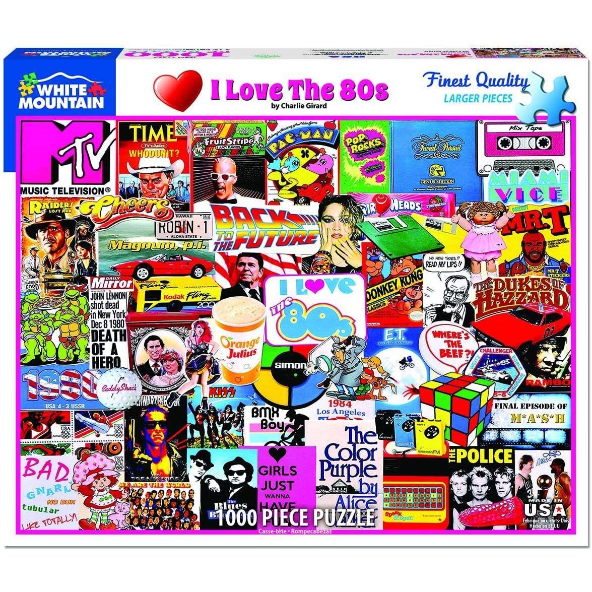 I Love The 1980’S 1000 Pc