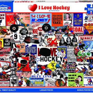 I Love Hockey 1000 Pc