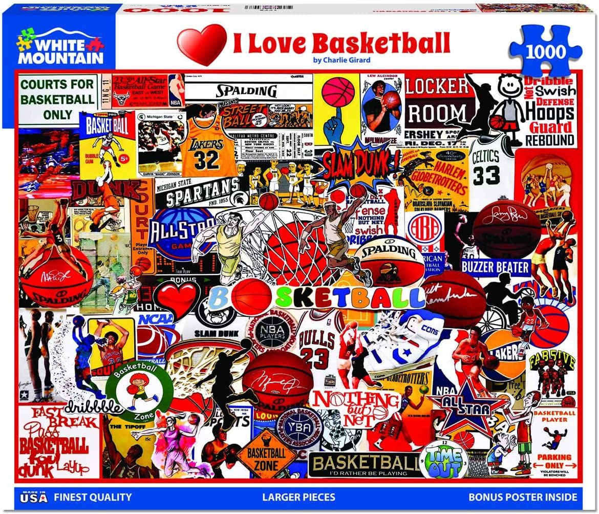 I Love Basketball 1000 Pc