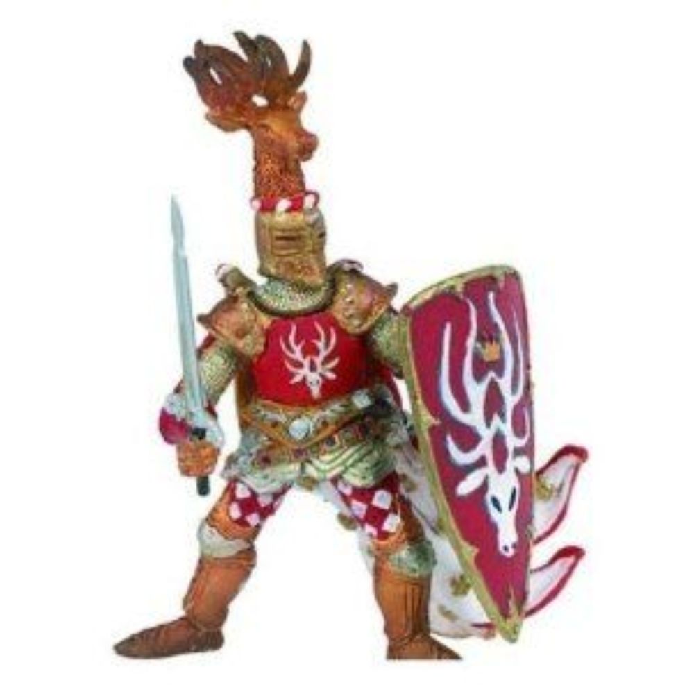 Stag Knight Stag Knight - Red - Papo - Toys & Co.