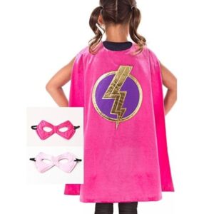 Pink Hero Cape & Mask