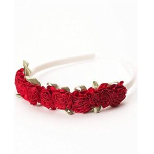 Flower Headband Red