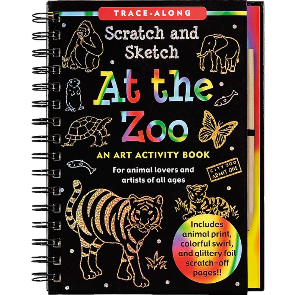 At The Zoo – Scratch & Sketch