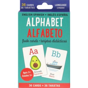 Alphabet Flash Cards - English & Spanish