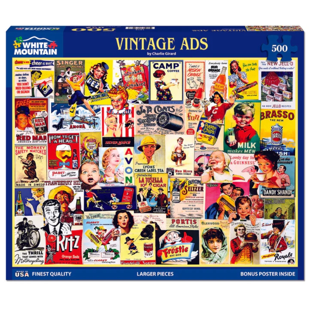 Vintage Ads 500 Piece