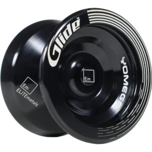 Glide Wing Shape Aluminum Yo-Yo Black