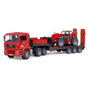 MAN Low Loader with Manitou