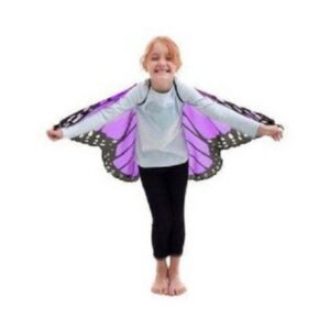 Monarch Purple Glitter Wings