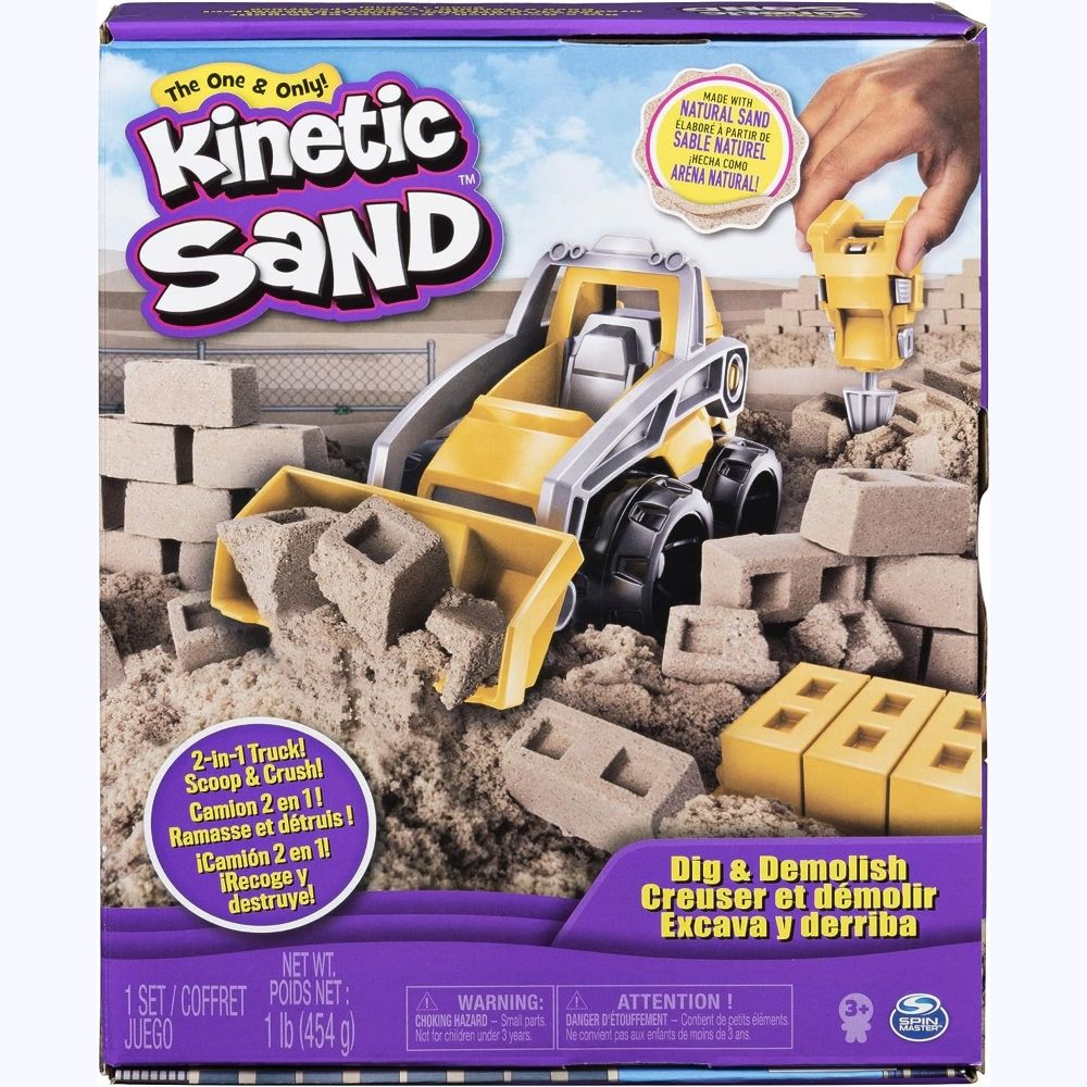 Kinetic Sand Dig Truck Plyset