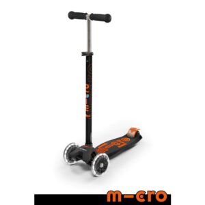 Micro Maxi Deluxe Black & Orange LED