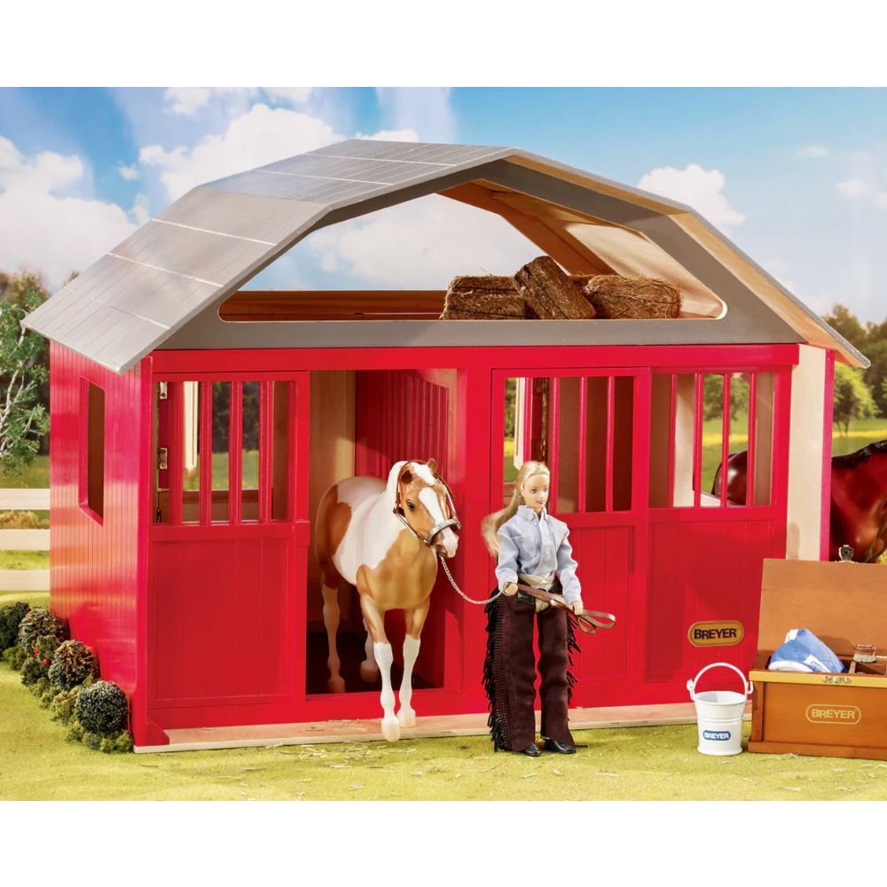 Painted Deluxe Two Stall Barn