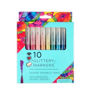 Glitter Markers 10 Pack