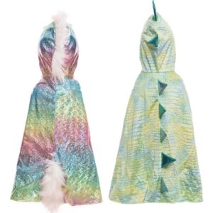 Reversible Raibow Unicorn & Dragon Cape