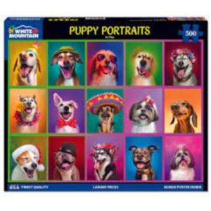Puppy Portraits 500 Piece
