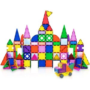 Clear Magnetic Tile Set 152 Piece