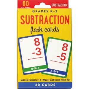 Subtraction Flash Cards