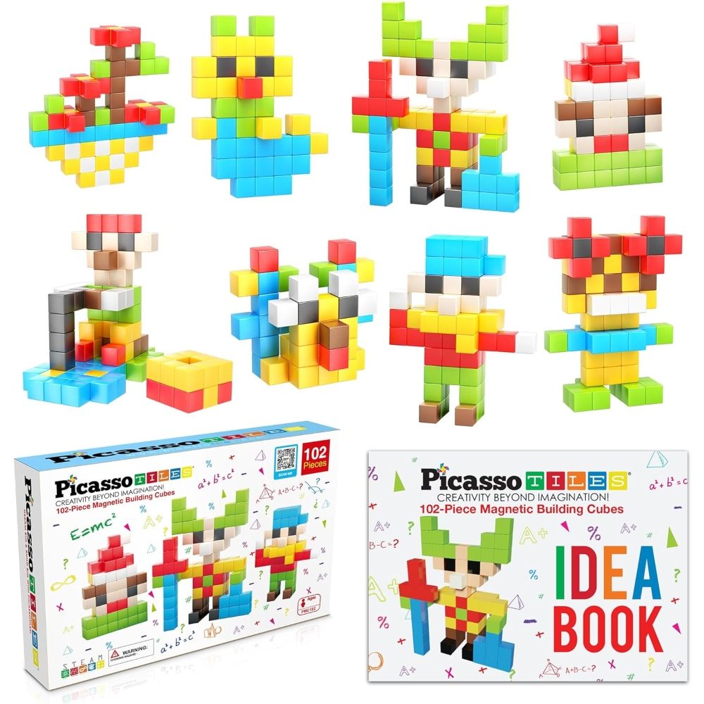 Pixel Puzzle Cube 102 Piece