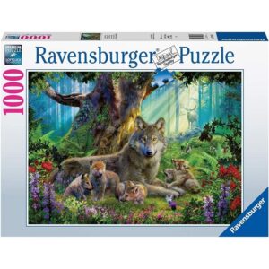 Wolves In Forest 1000 Piece