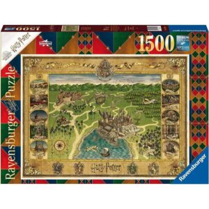 Hogwarts Map 1500 Piece