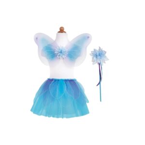 Flutter Skirt & Wings & Wand Blue