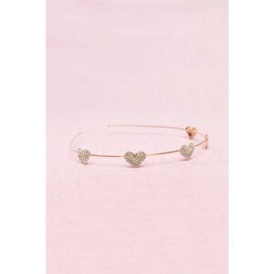 Rhinestone Heart Headband