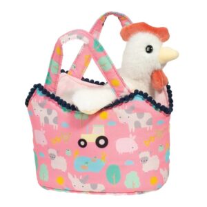 Farm Sak with White Hen