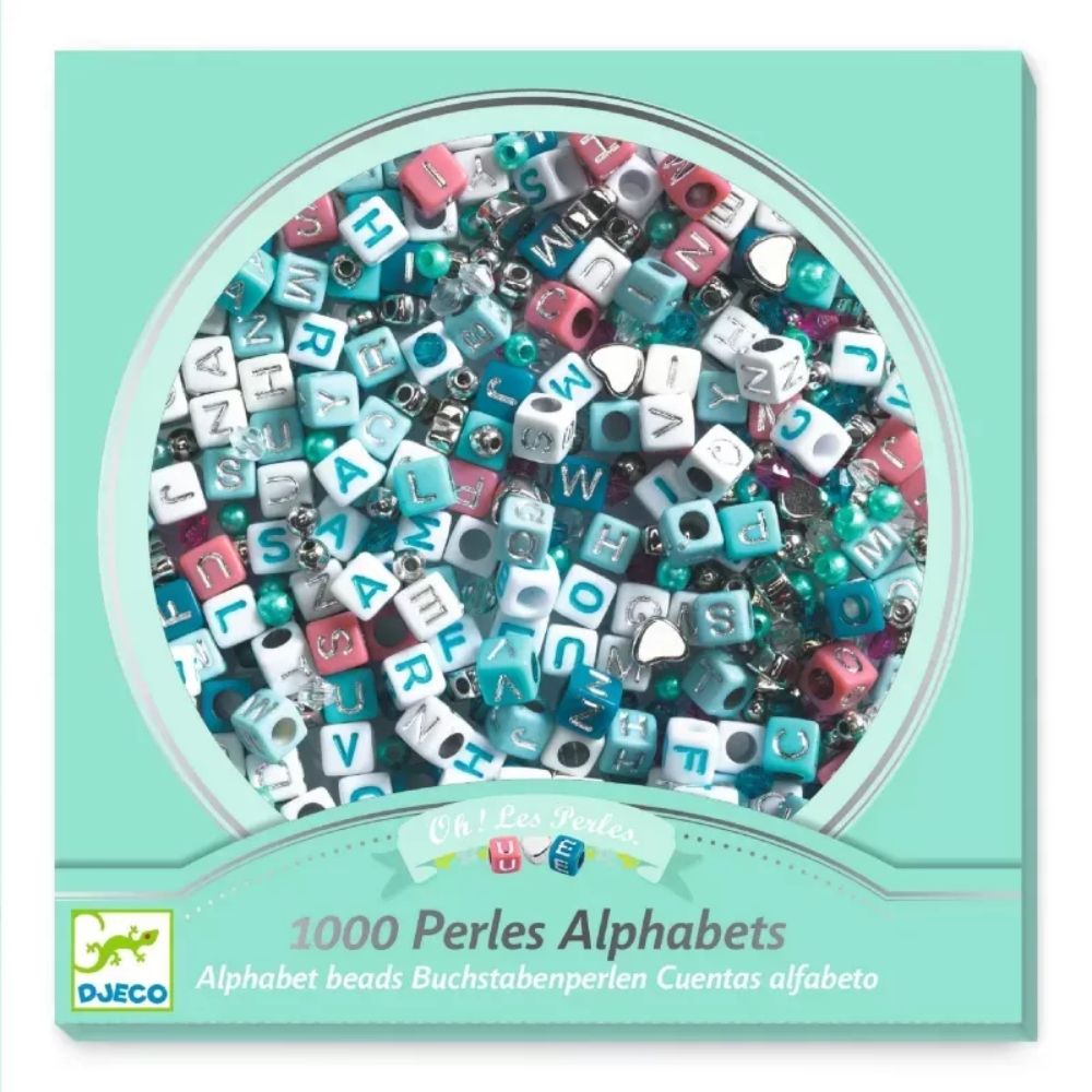 Alphabet Beads – Silver
