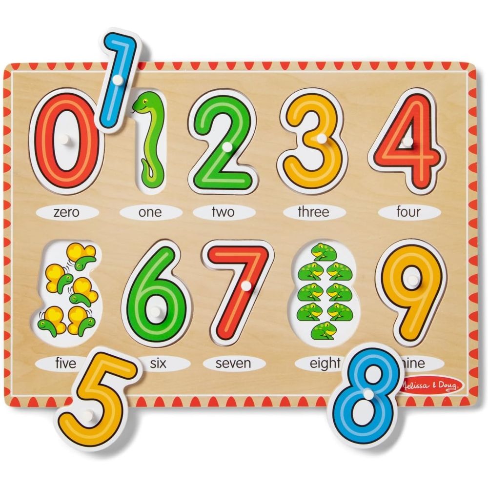 See Inside Numbers Peg Puzzle