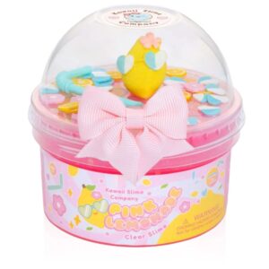 Pink Lemonade Clear Slime